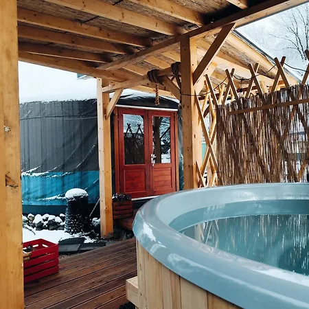 Aloha Glamp - Okragle Przy Rzece - Balia I Sauna - Energylandia Holiday home Zagornik