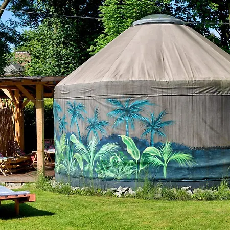 Σπίτι διακοπών Aloha Glamp - Caloroczny Glamping Nad Rzeka Z Prywatna Balia - Stok Narciarski, Gory, Lasy, Sauna *